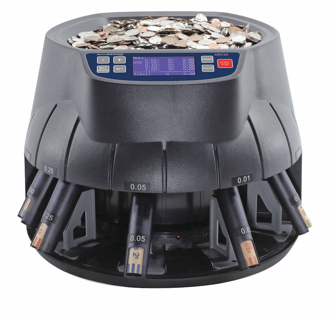 COIN COUNTER,11-7/64 IN H,110V AC,60 HZ