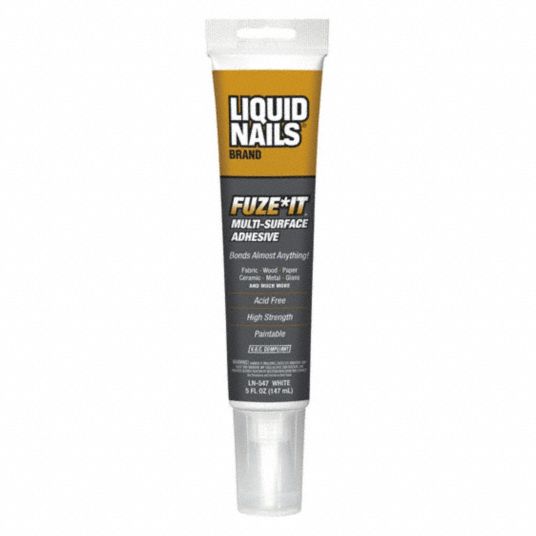 LIQUID NAILS, Fuze*It, 5 fl oz, Construction Adhesive 444D86LN547