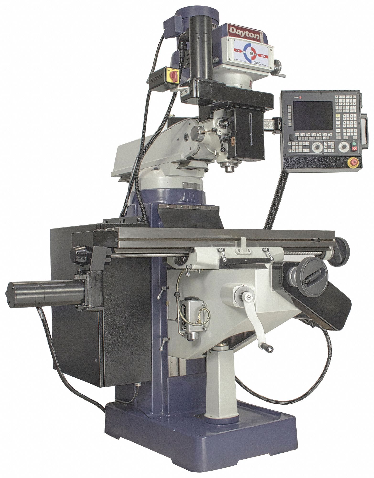 DAYTON Mill Drill Machine, Phase 3, Swing 30 in 444F35444F35 Grainger