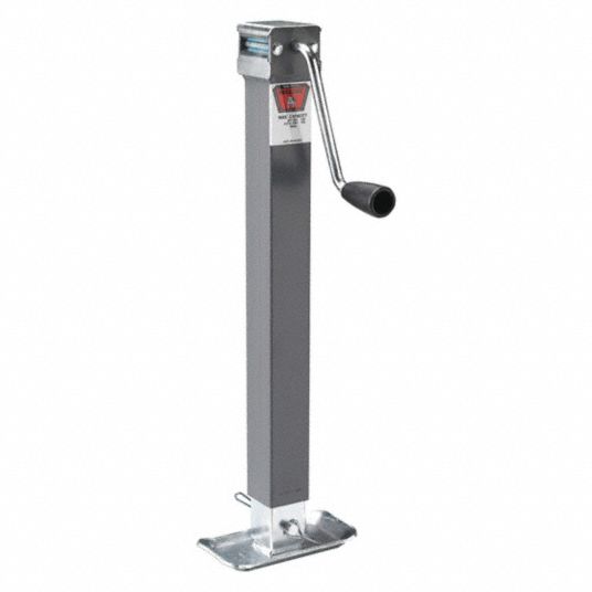 BULLDOG Trailer Jack Square Swivel Sidewind Trailer Jack, 5,000 lb