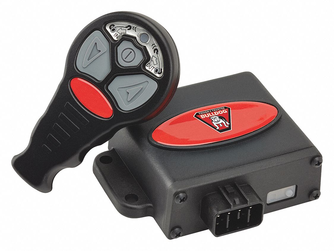 BULLDOG Electric Winch Wireless Remote Side Wind, Winches, Wireless