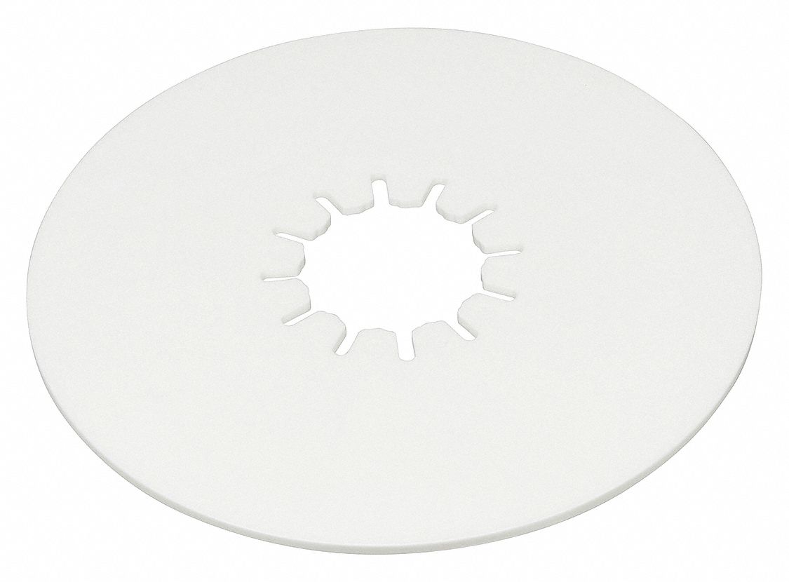 Lube Plate: 12 in Overall Lg, 12 in Overall Wd, 1/4 in Overall Ht, 3/16 in Thick