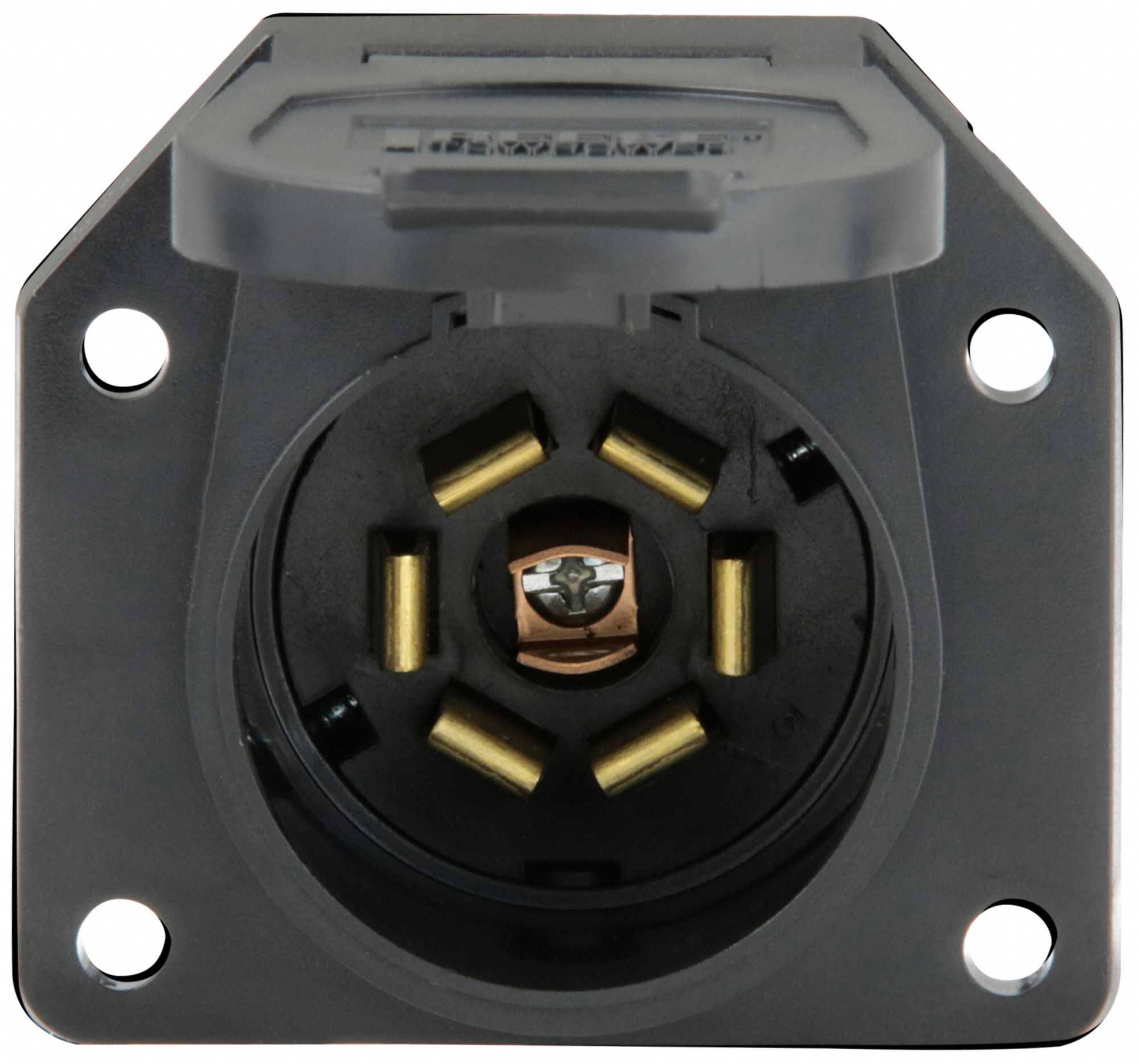REESE Trailer Wiring Adapter: 7-Way Pin, 6-Way Pin, Plastic, 3 1/4 in  Overall Lg, 5 5/8 in Ht - 444H23|8536200 - Grainger