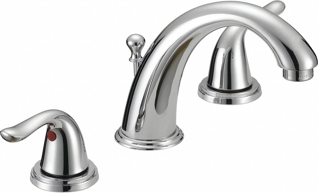 MID ARC BATHROOM FAUCET: EZ-FLO, IMPRESSIONS COLLECTION, CHROME FINISH, 1.2 GPM FLOW RATE