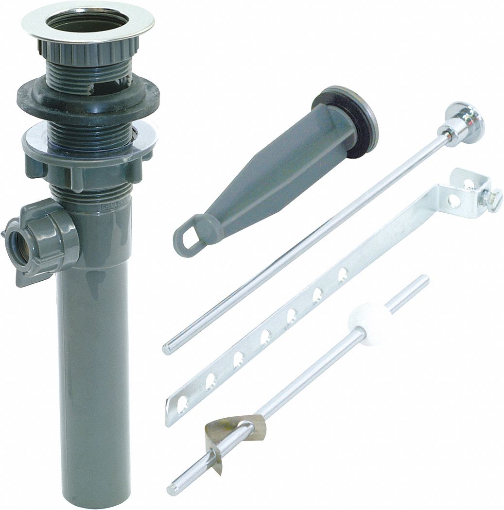 GRAINGER APPROVED ABS, Assemblies, 2 19/64 in Pipe Dia. Drains, Slip