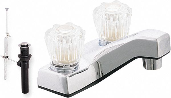 Low Arc Chrome EZ-FLO Plastic 2.0gpm