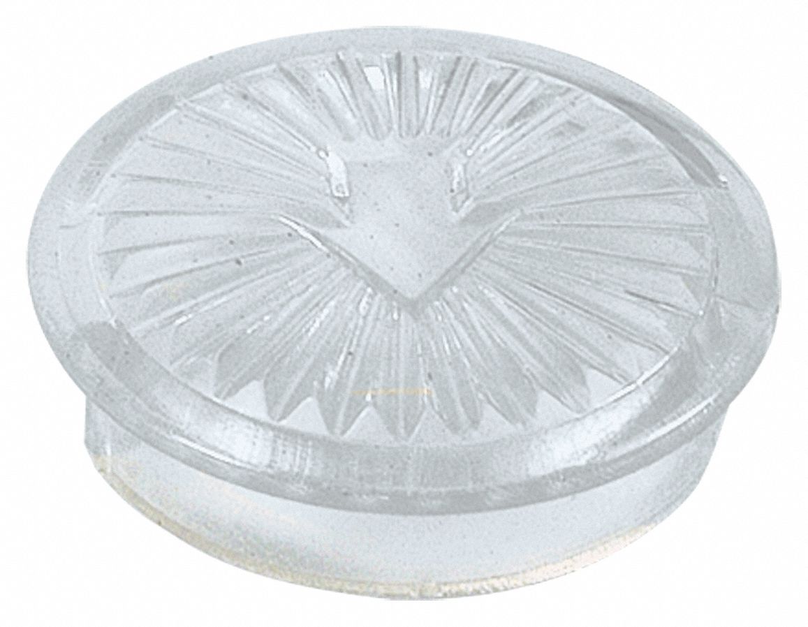 Index Button: Plastic, Unfinished, For Diverter Handle Type, 10 PK