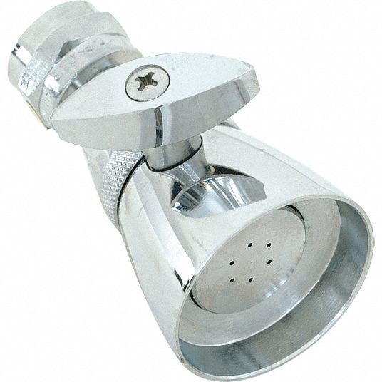 EZFLO Showerhead EzFlo, 2 gpm Fixed Showerhead Flow Rate, Chrome