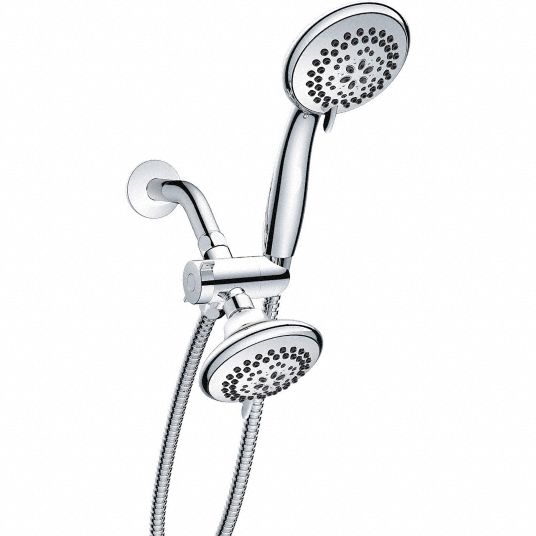 EZ-FLO Handheld and Fixed Shower Set: Ez-Flo, Multi Function, Chrome ...