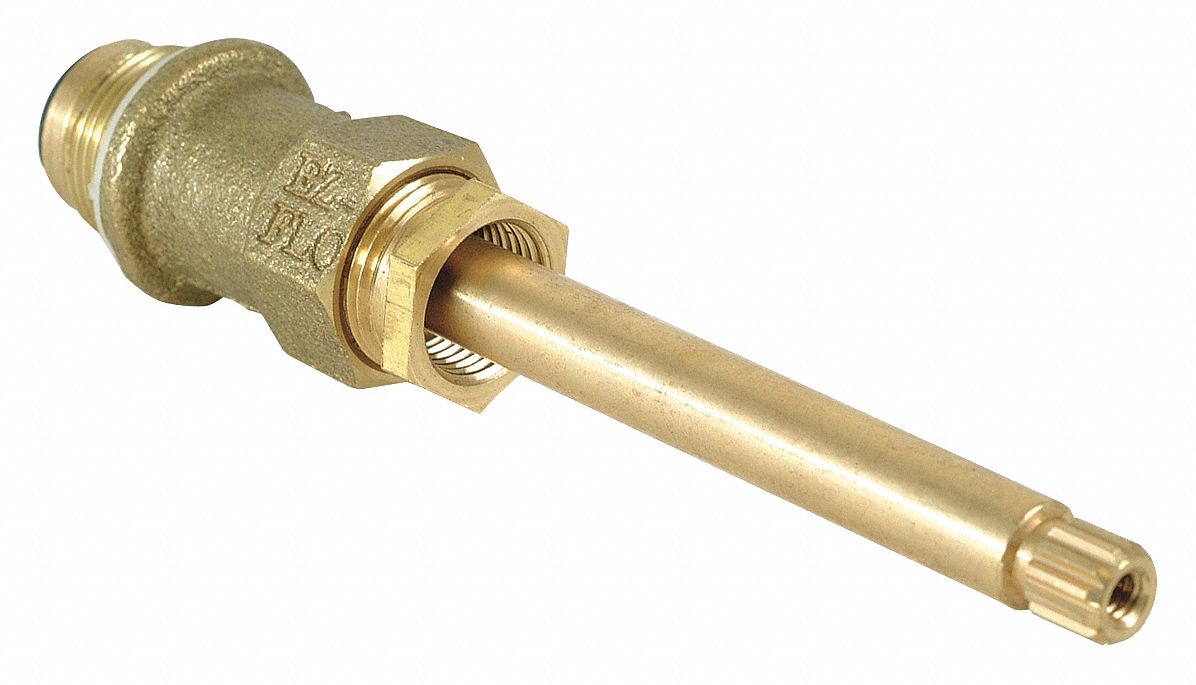 GRAINGER APPROVED EzFlo, Faucet Valve Stem, For Use With Compression Bathtub and Shower Faucet