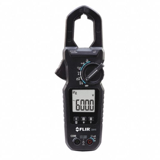 FLIR, TRMS, CAT III 600V/CAT IV 300V, Digital Clamp Meter - 444M33|CM46 ...