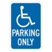 Handicapped Parking Only Signs (California)