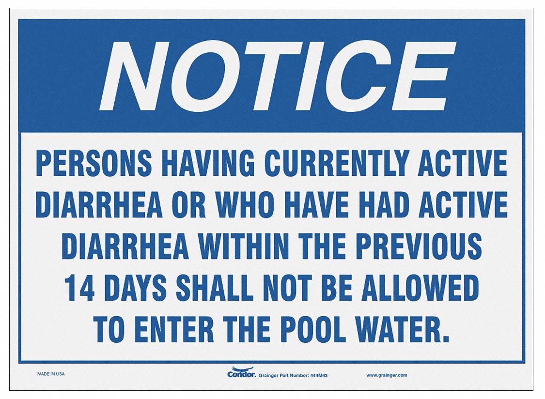 Safety Sign: Polyethylene, Mounting Holes Sign Mounting, 14 in x 14 in Nominal Sign Size