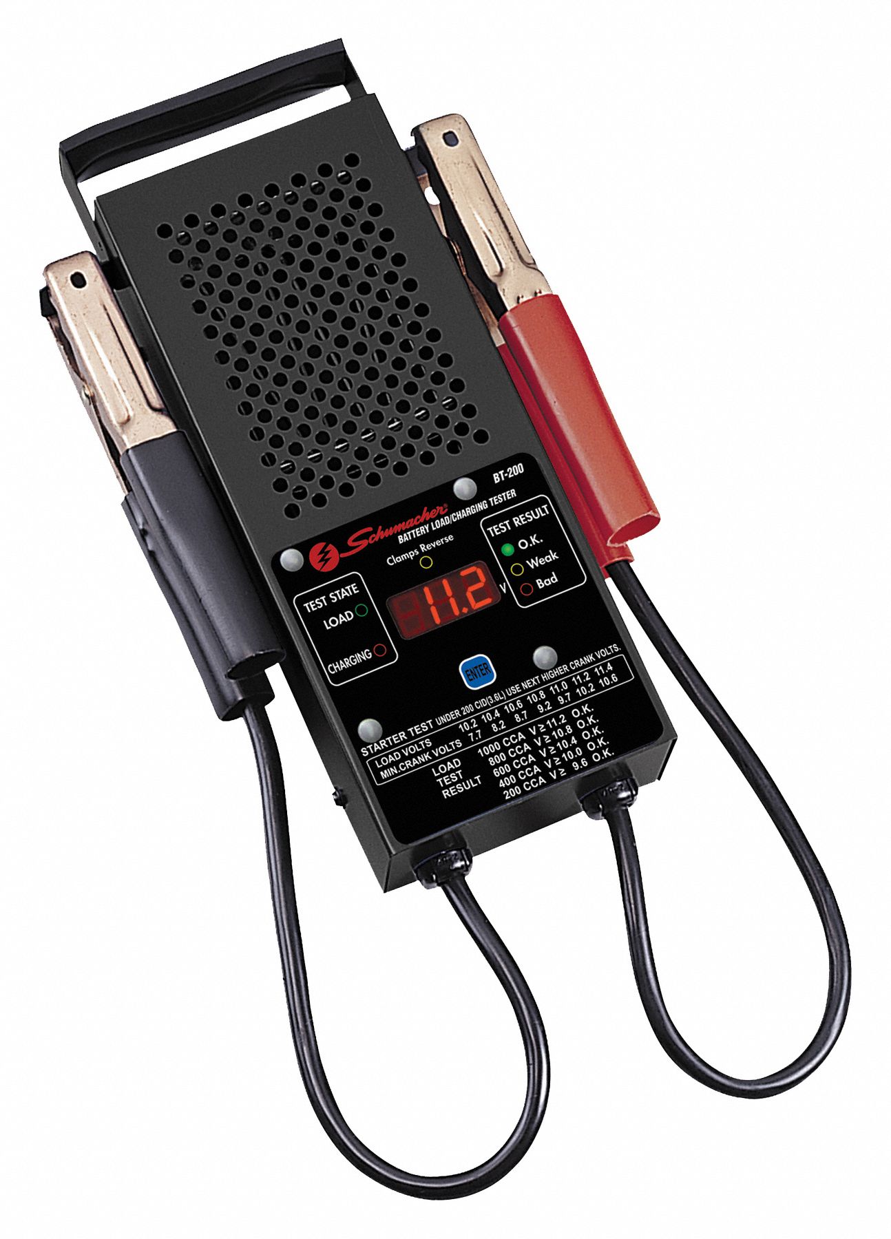 DSR PROSERIES Battery Tester, Digital, 100A 444N24PST200 Grainger