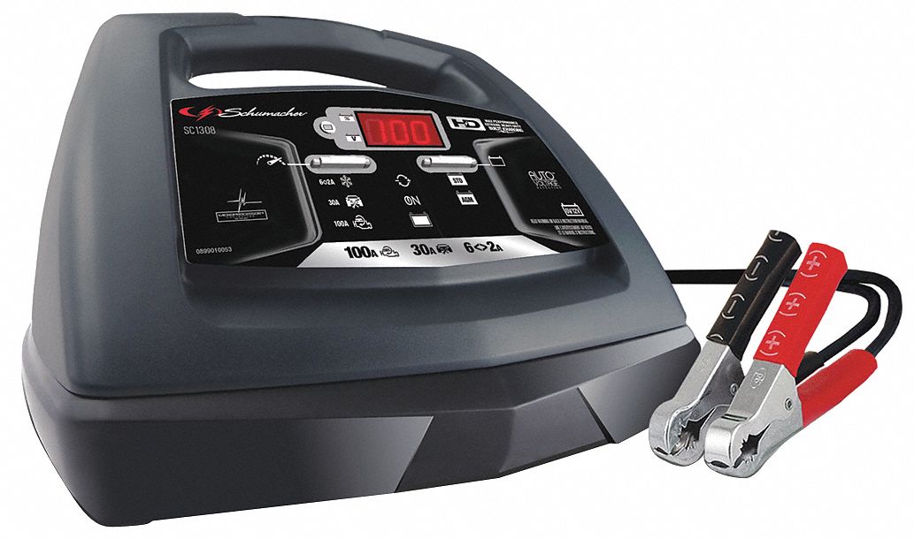 SCHUMACHER ELECTRIC Automatic Battery Charger, Boosting, Charging