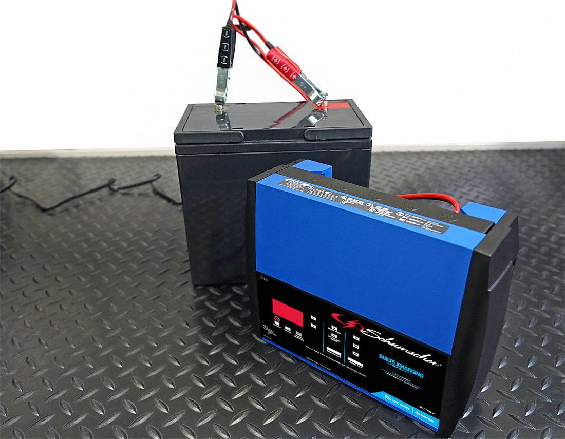 SCHUMACHER ELECTRIC Battery Charger Charging/Maintaining, Auto, For