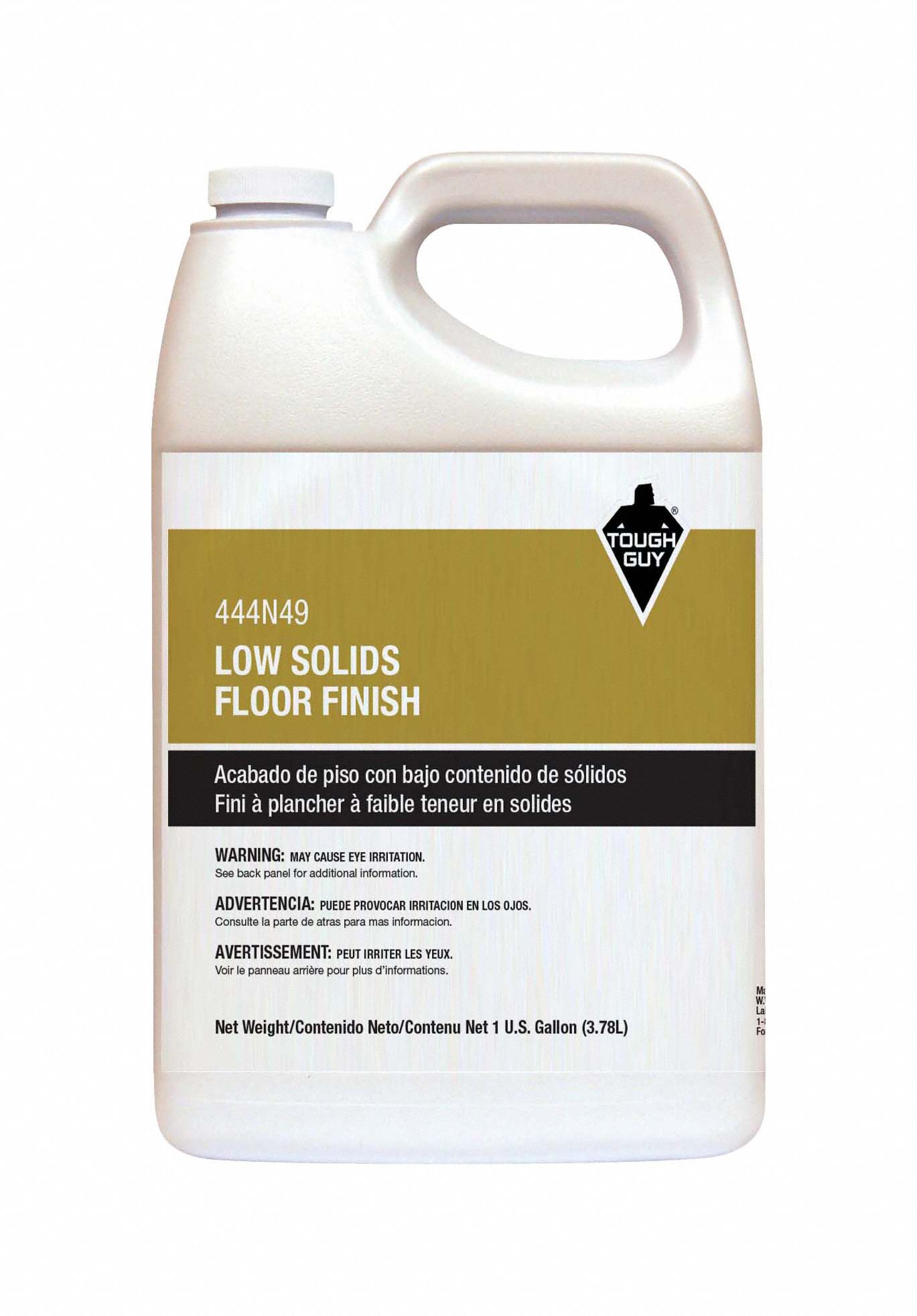 TOUGH GUY, Jug, 1 gal Container Size, Floor Finish 444N49444N49