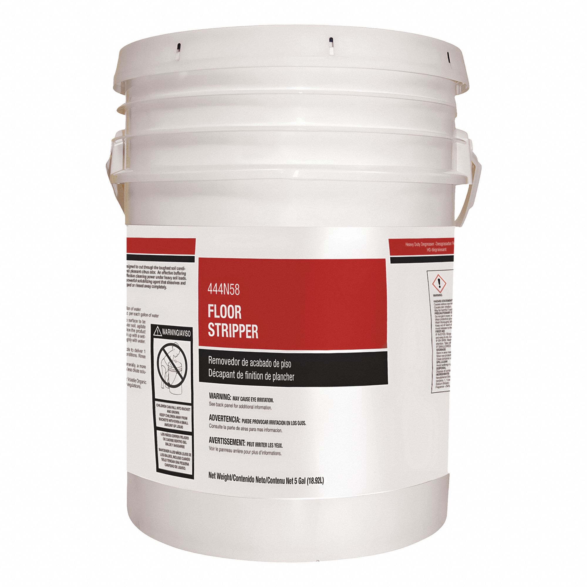 TOUGH GUY Floor Stripper Bucket, 5 gal Container Size, Concentrated