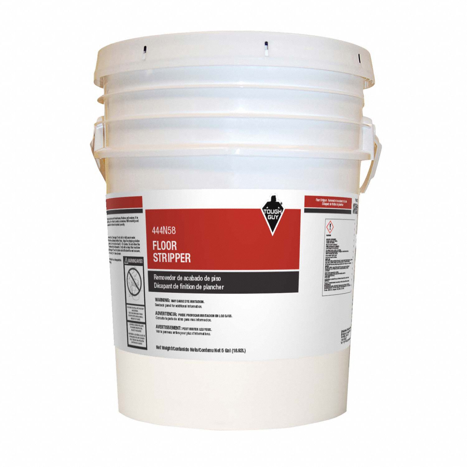 Floor Stripper: Bucket, 5 gal Container Size, Concentrated, Liquid