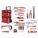 MAINTENANCE TOOL KIT, 22 TOTAL PIECES, ROLLING MODULAR TOOL BOX