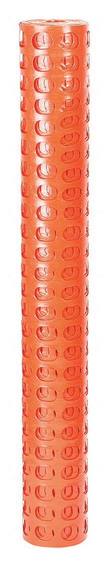SNOW FENCE, 1¼ X 2 IN MESH SIZE, 4 FT H, 100 FT L, 370 LB BREAKING STRENGTH, ORANGE