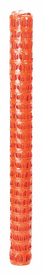 FENCE,4" X 2-1/4" MESH,4 FT. H,ORANGE