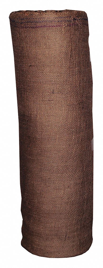 BURLAP ROLL, 72 FT OVERALL W, 300 FT OVERALL L, BROWN