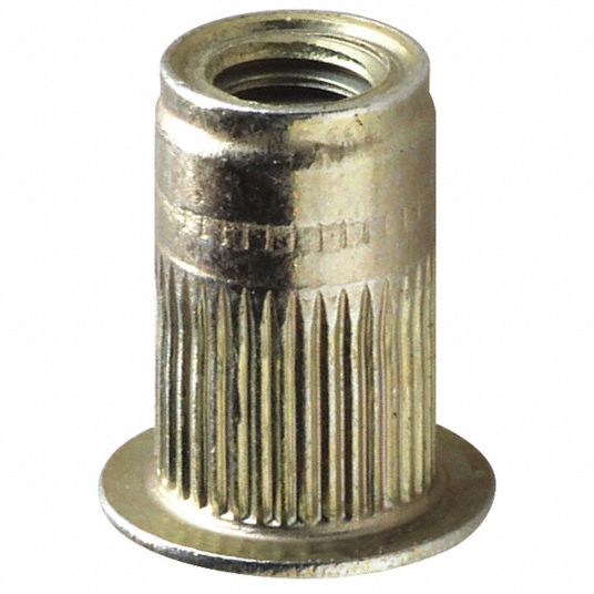 Avk Rivet Nut Steel Knurled 1 2 13 Dia Thread Size 0 350 In To 0 500 In 1 45 In Lg 10 Pk 444p47 Als4t 813 500 Grainger