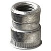 GRAINGER APPROVED CPB2-610-7.1-10 Rivet Nut,Slotted Body,Zinc Yellow,PK10 