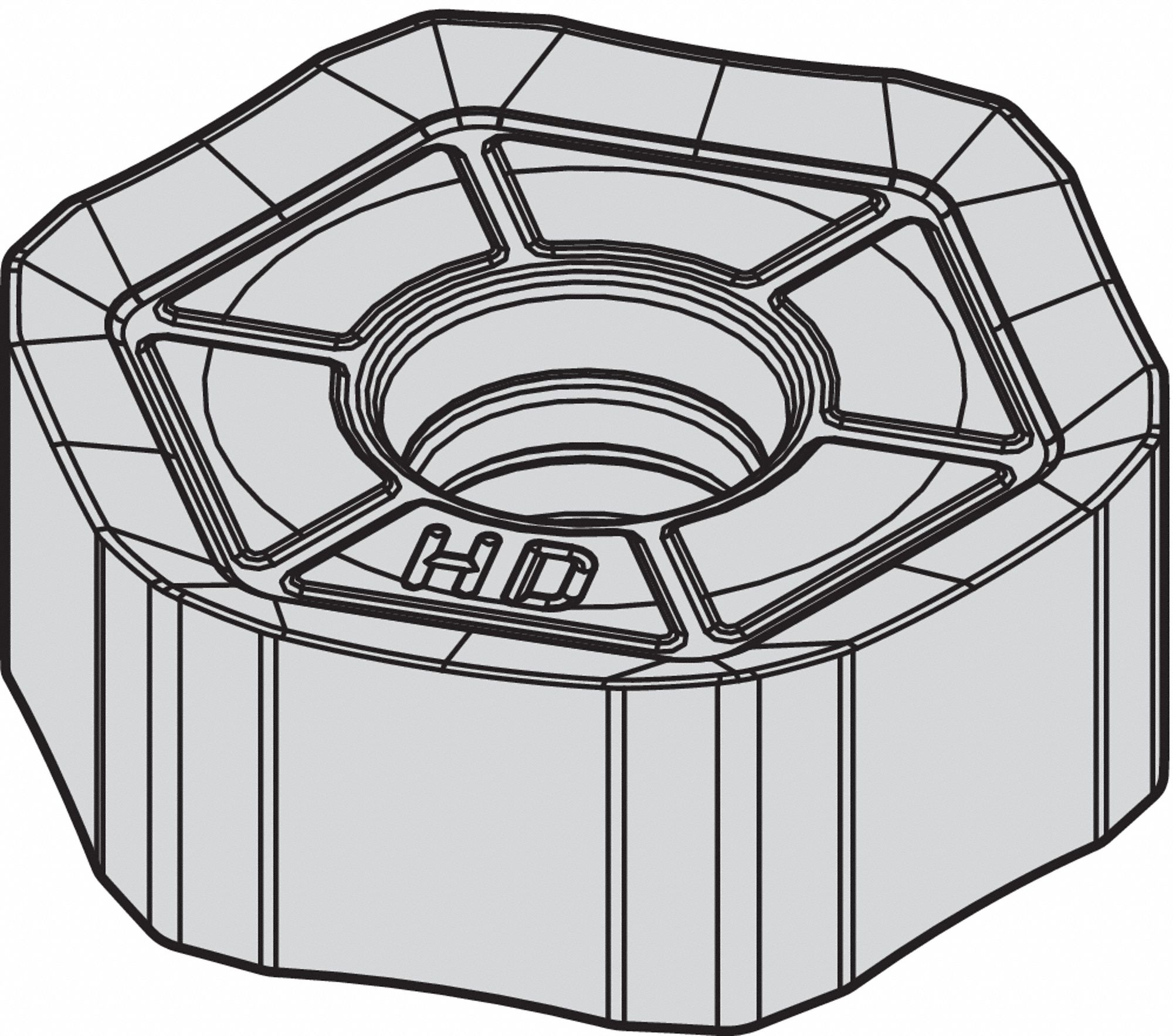 Hexagon (H) Indexable Milling Inserts