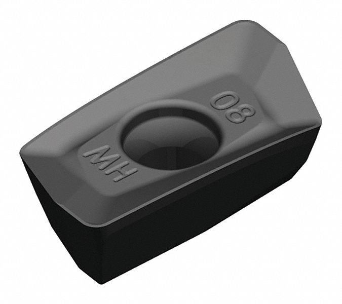 Parallelogram Milling Insert: 0.272 in Inscribed Circle, 0.80mm Corner Radius, 0.1570 in Thick