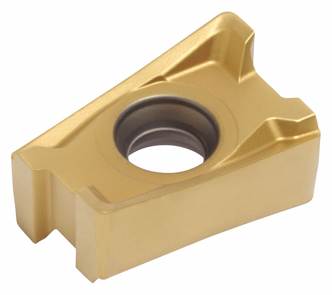 WIDIA, 0.394 in Inscribed Circle, 1/16 in Corner Radius, Milling Insert