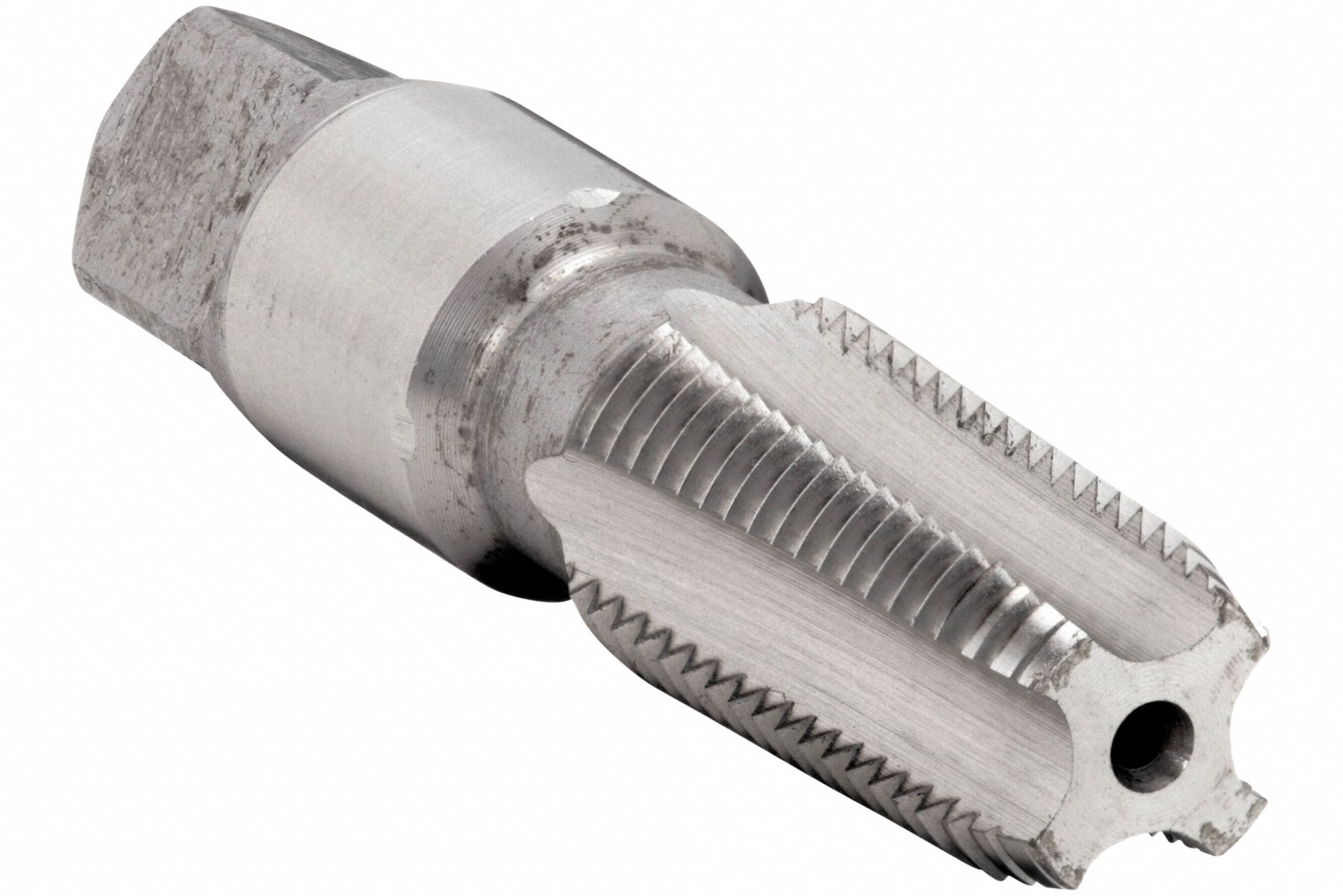 Straight Flute Tap: 1/4"-18 Thread Size, 1 in Thread Lg, 2 13/32 in Overall Lg, Std