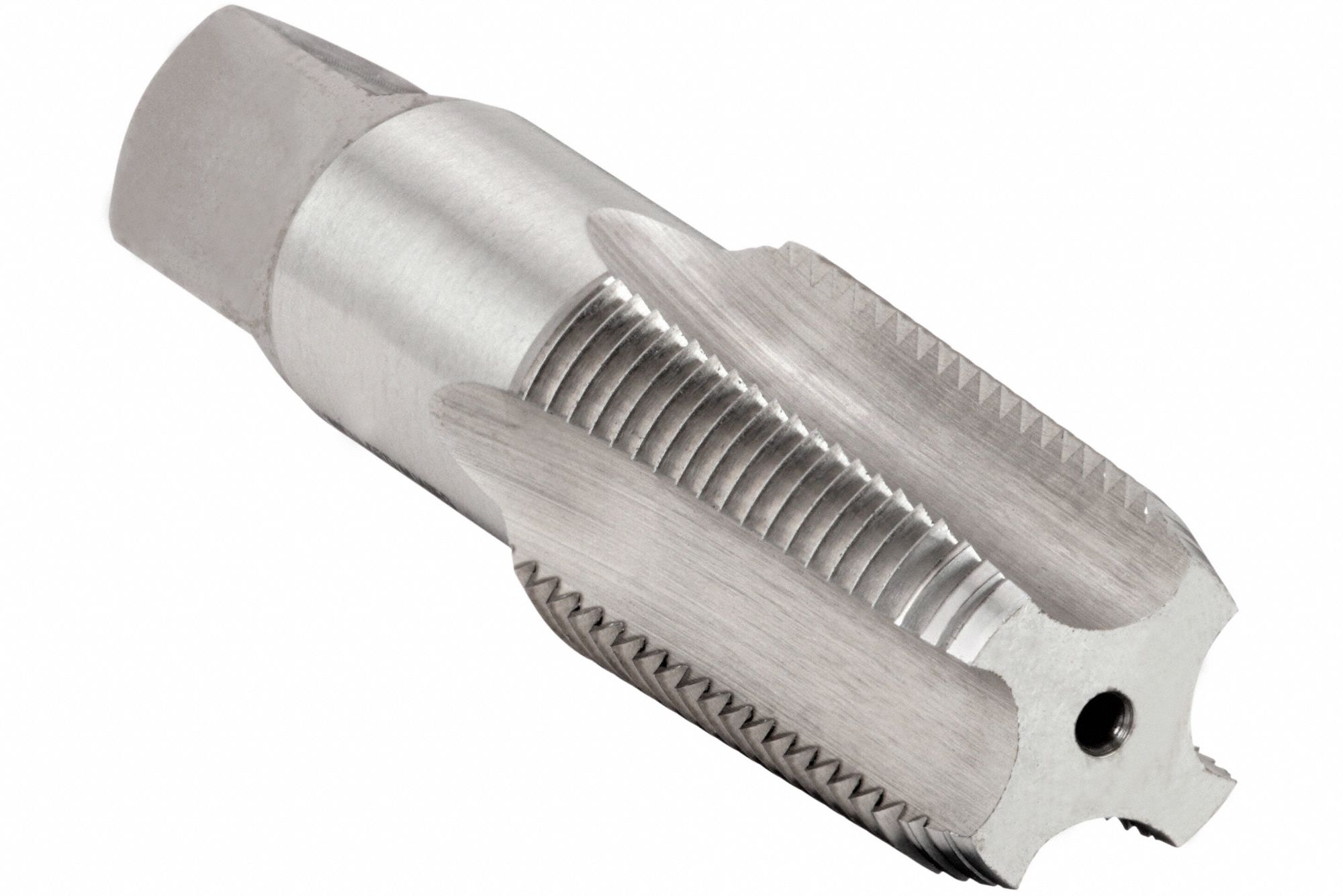 Straight Flute Tap: 1/2"-14 Thread Size, 1 3/8 in Thread Lg, 3 1/8 in Overall Lg, Std