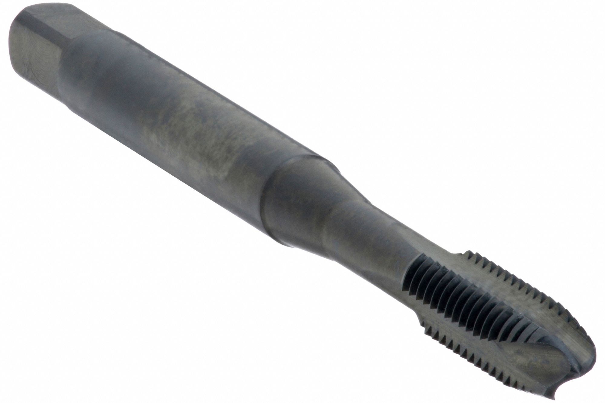 SPIRAL POINT TAP, #6-32 THREAD, ⅜ IN THREAD L, 1 31/32 IN LENGTH, PLUG, WP49EG