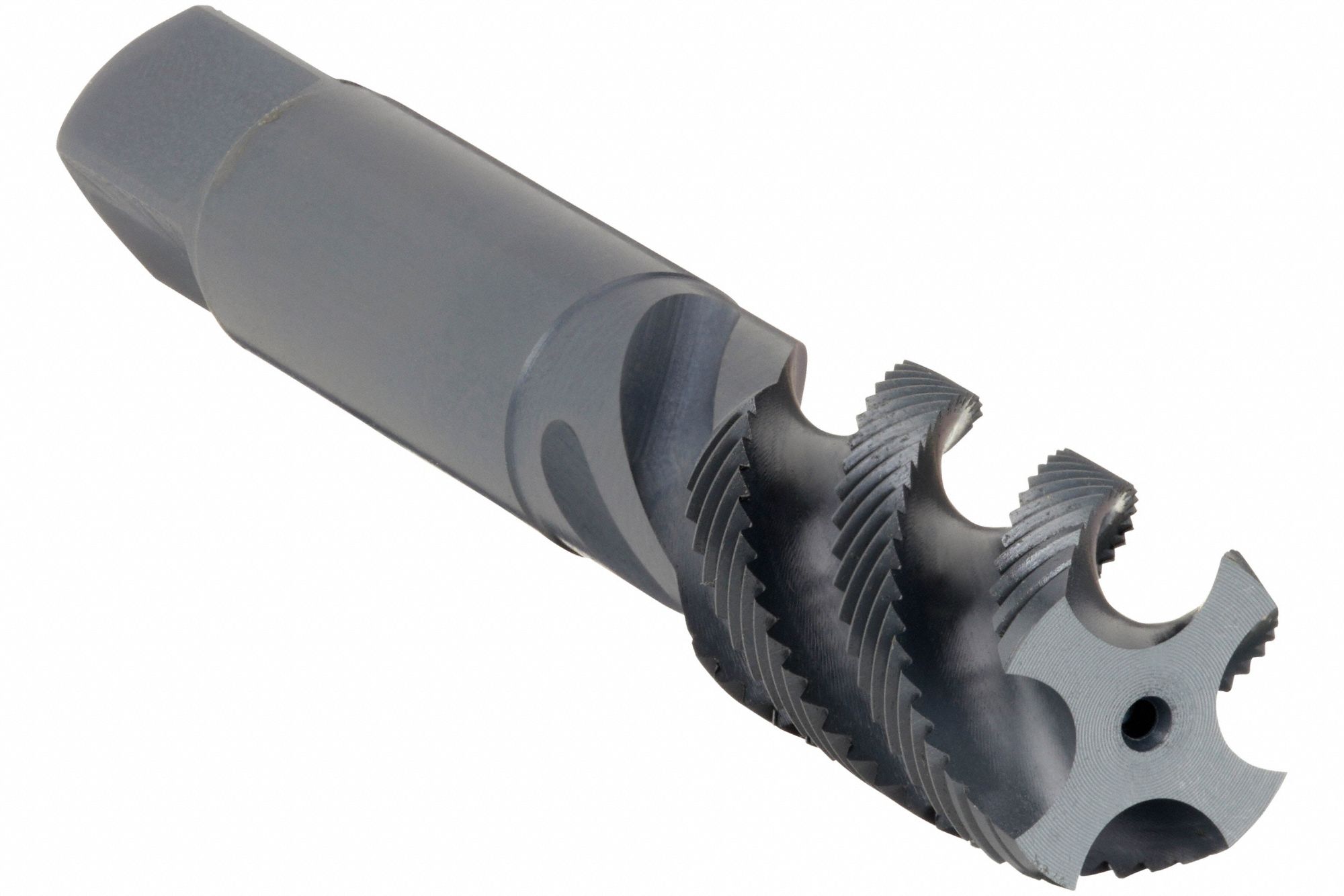 Spiral Flute Tap: 1"-8 Thread Size, 1 1/8 in Thread Lg, 6 9/32 in Overall Lg, Right Hand