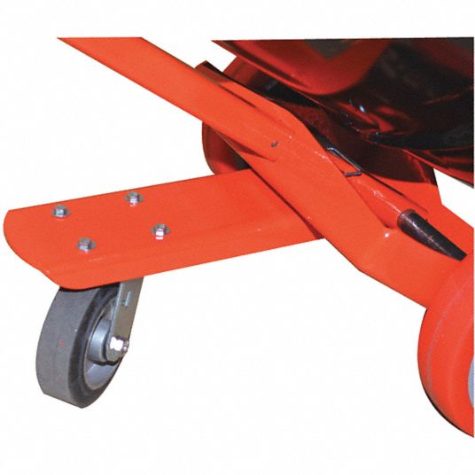 WESCO, Tread on Core, Polyurethane, Third Wheel for KnockDown SteelFrame Drum Hand Trucks
