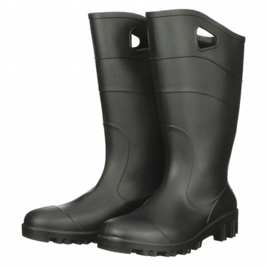 Rubber Boot Oil Resistant Sole Plain Toe Waterproof Flex PVC Black TALON TRAX 5 Std Ht 1 PR