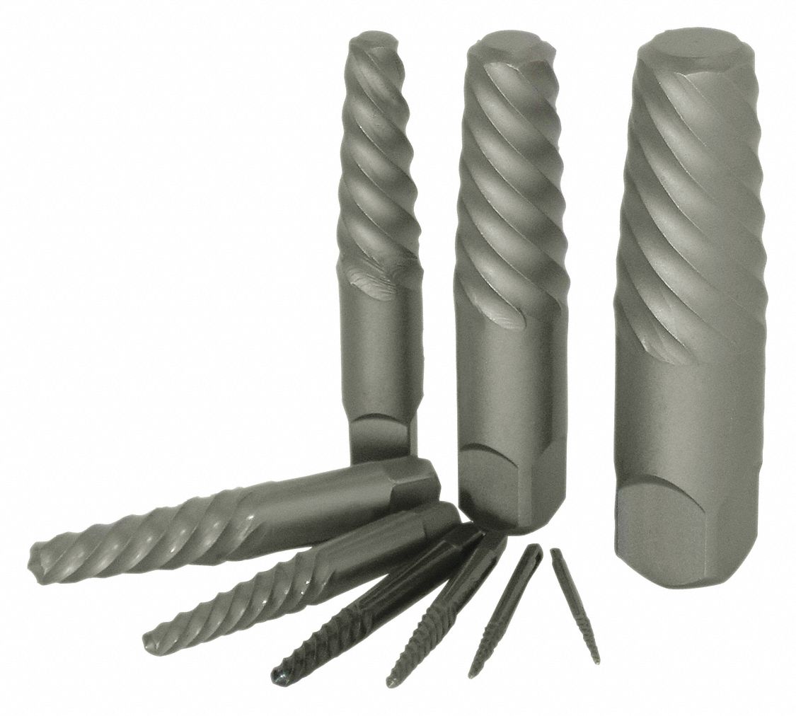 CHICAGOLATROBE Screw Extractor Set Spiral Flute Screw Extractor, High