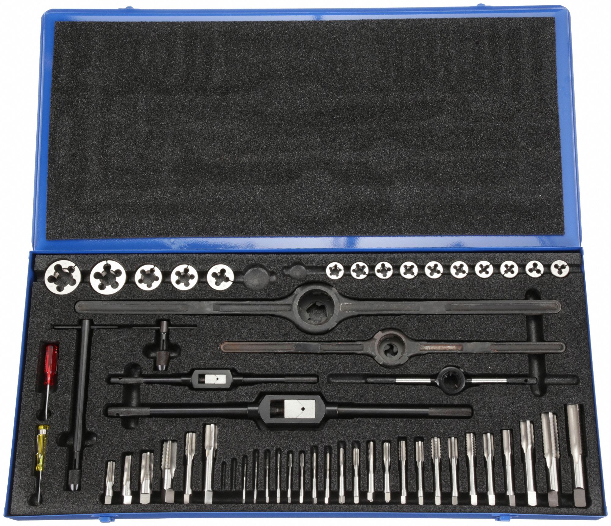 TAP AND DIE SET,15 TAP,28 DIES,ROUND