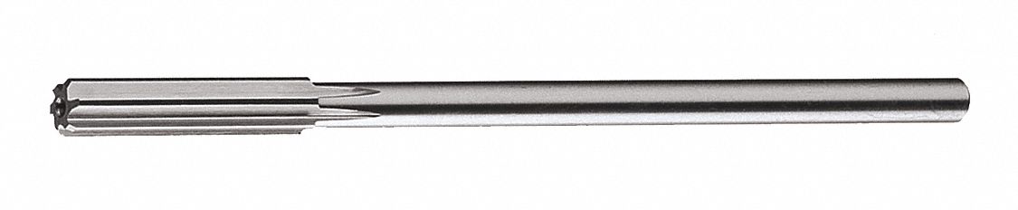 Chucking Reamer: 0.1910, #13 Shank Dia, 1 1/8 in Flute Lg, 5 in Overall Lg, #11