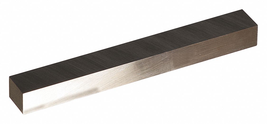Lathe Tool Blank: Cobalt, Bright (Uncoated), 1/2 in Overall Wd, 1 in Overall Ht