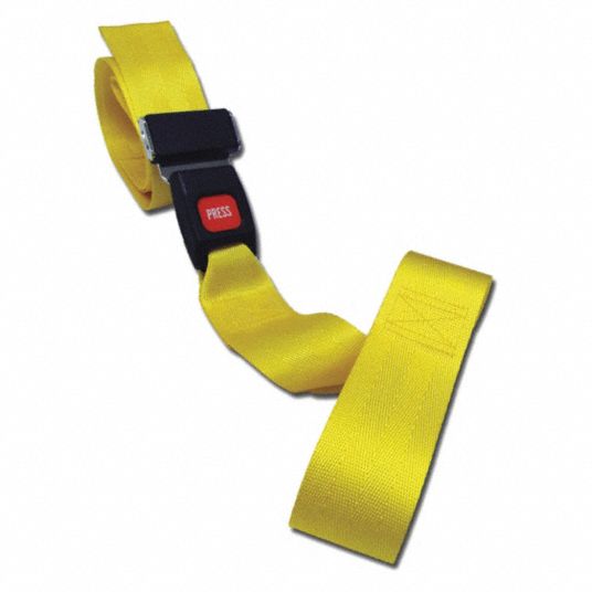 9 Foot - 1 Piece Nylon Backboard Strap with Metal Buckle