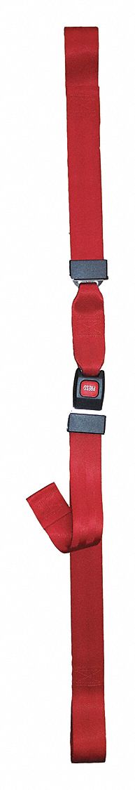 Strap, Red, 5 ft. L