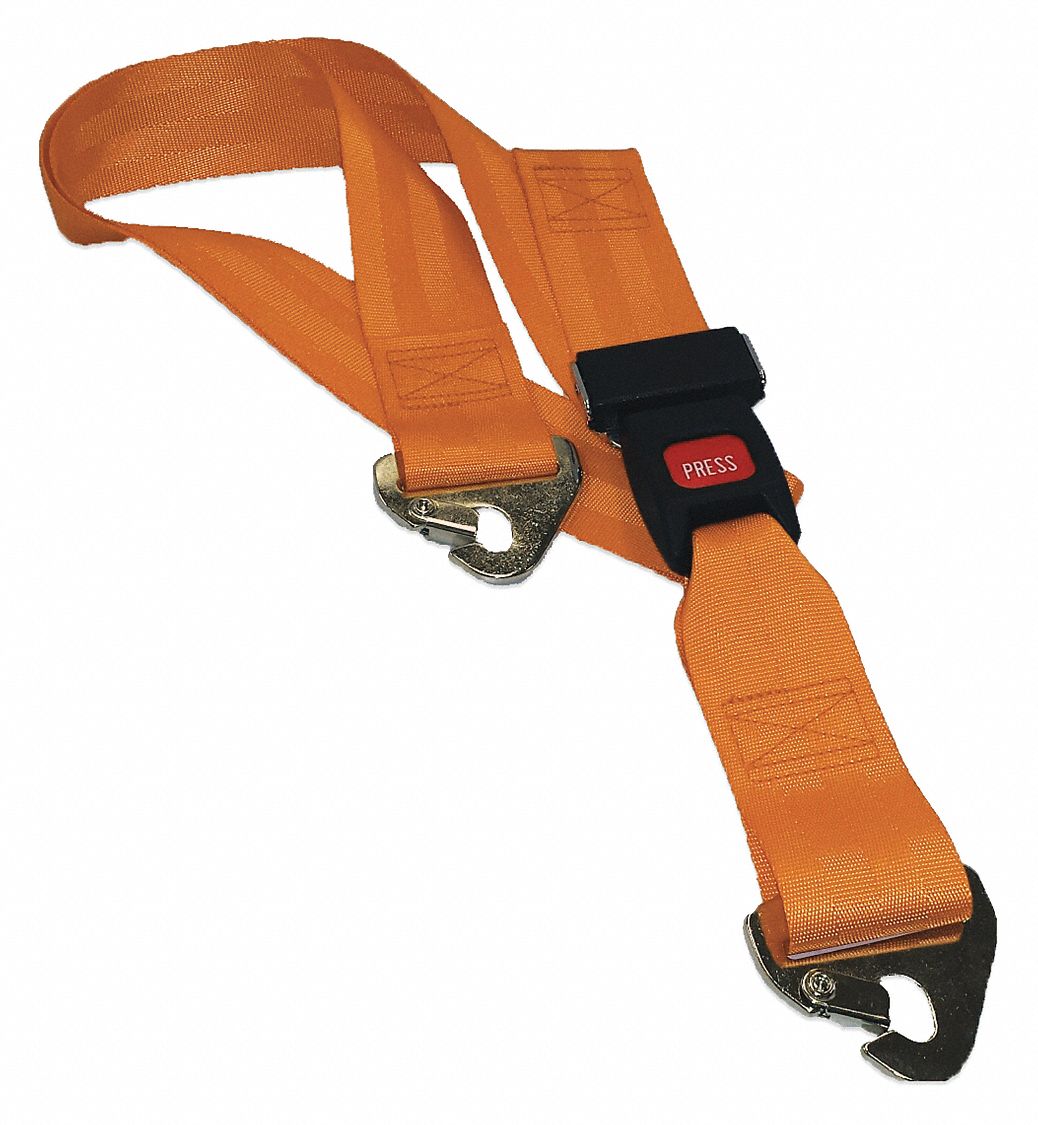 Strap, Orange, 5 ft. L