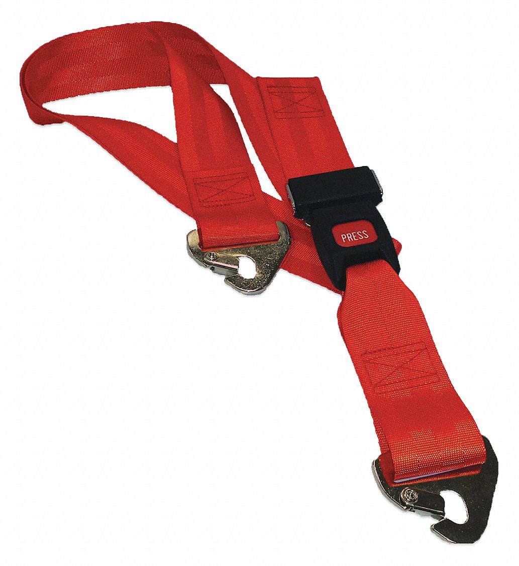Strap, Red, 5 ft. L