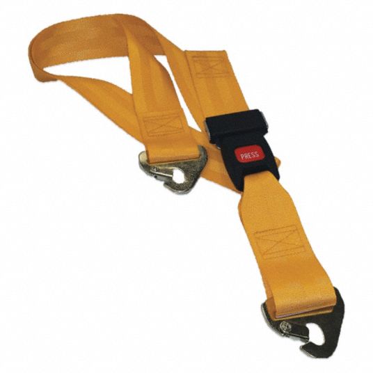 5 Foot - 2 Piece Nylon Stretcher Strap with Metal Buckle - Medical Warehouse