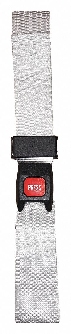 Strap, White, 2 ft. L