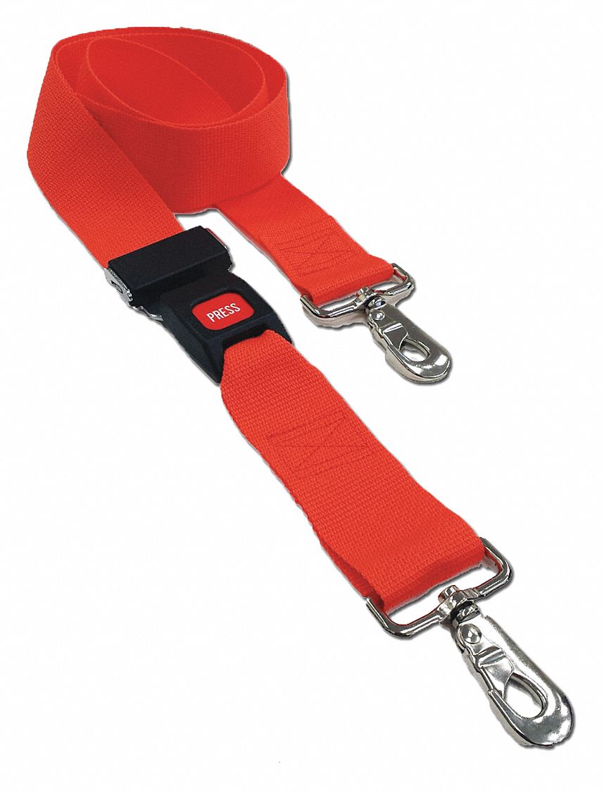 Strap, Orange, 5 ft. L