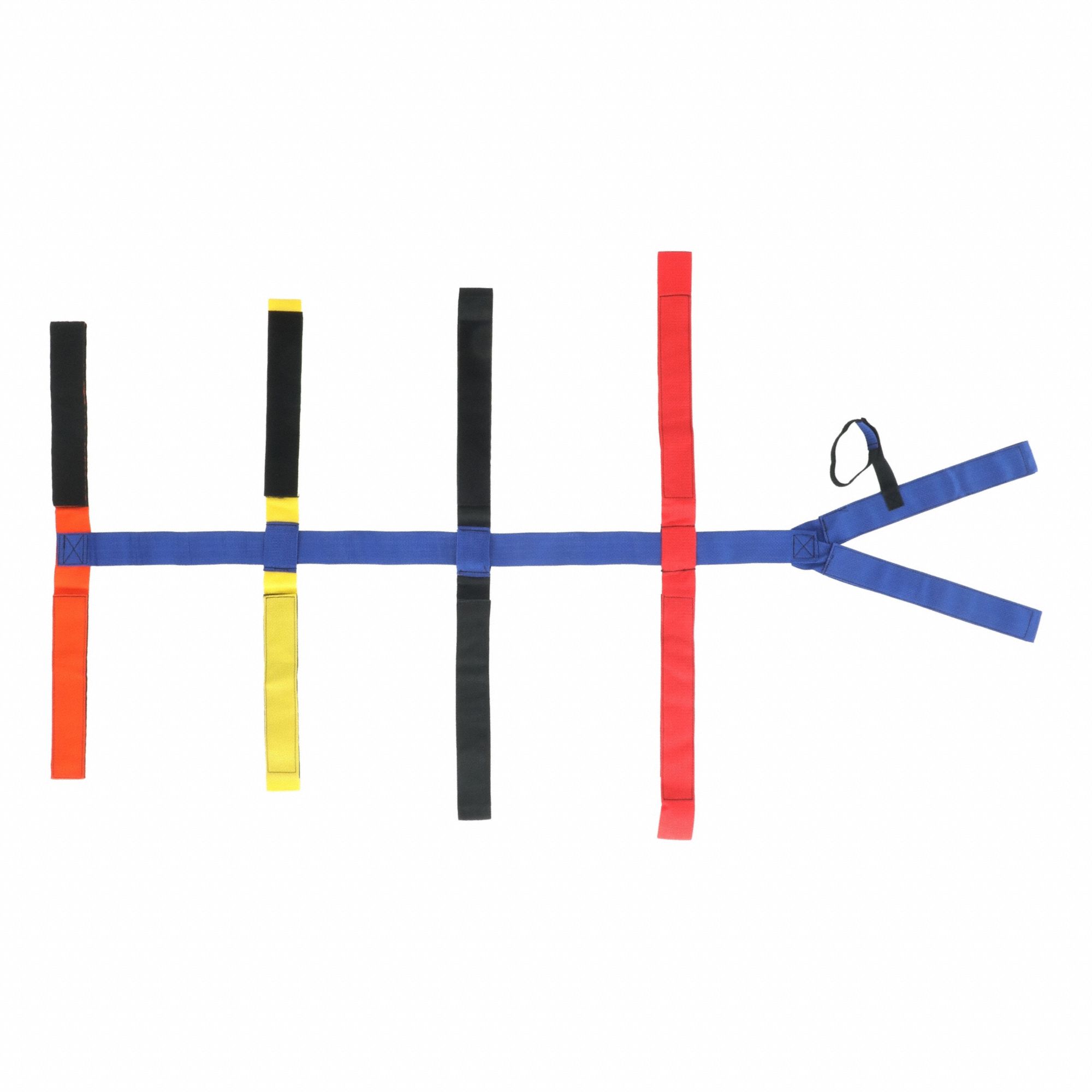 Strap System: 5 ft, Polypropylene, Multi-Color, 22000 MC